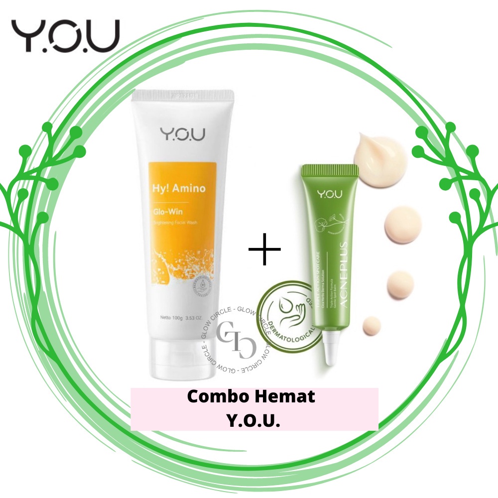 Jual ️WP ️ Paket Penghilang jerawat YOU HY! Amino anti acne facial wash