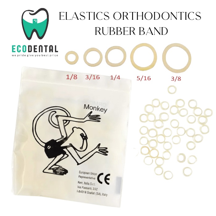 Jual Dental Orthodontic Elastics Karet Elastik Ortho Ormco Style Isi 100pc Shopee Indonesia