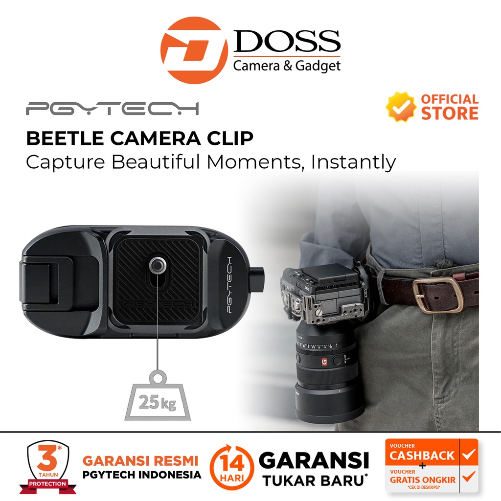 Jual PGYTECH Beetle Camera Clip Universal DSLR Camera Shopee Indonesia