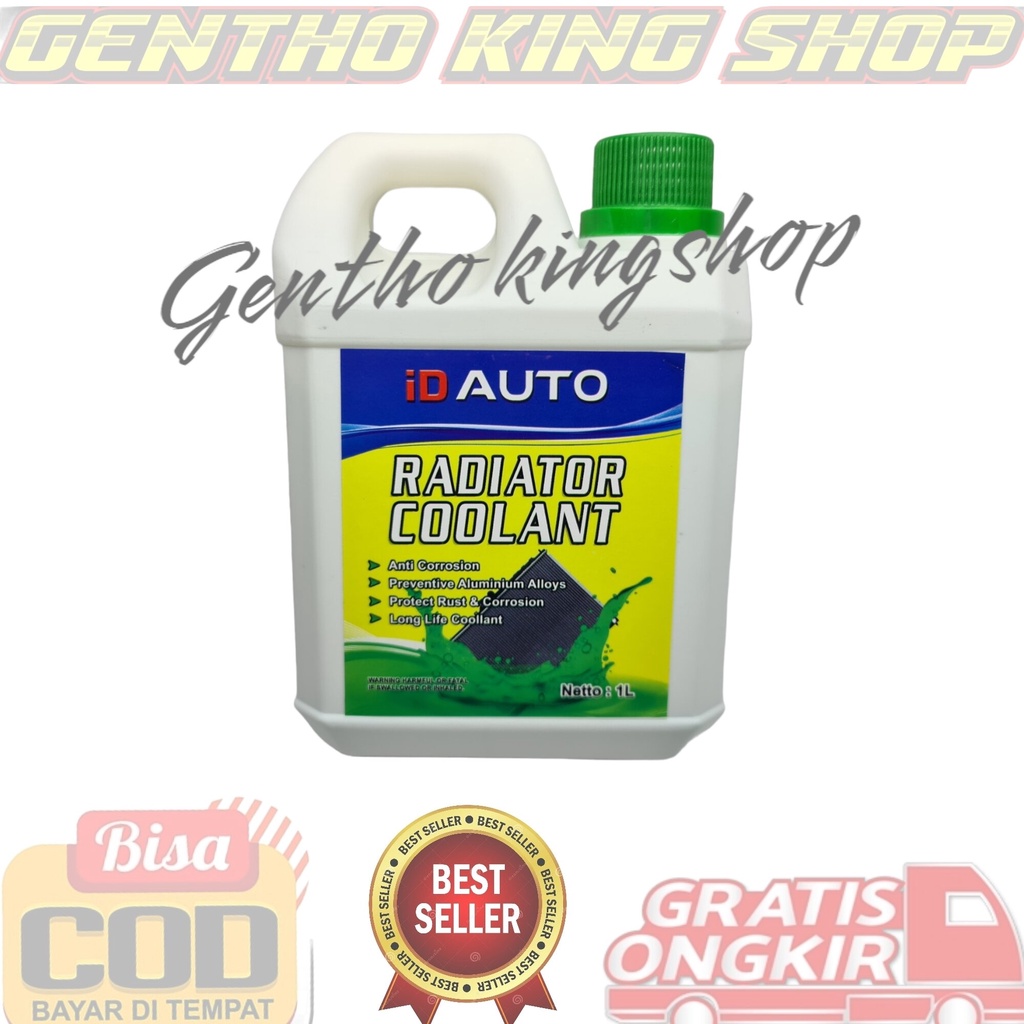 Jual air radiator coolen cairan pendingin radiator 1 Liter merek ID ...