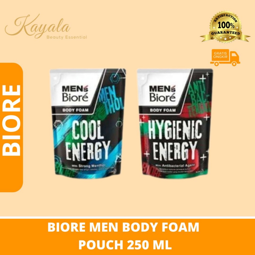 Jual Biore Men Body Foam Pouch Ml Shopee Indonesia