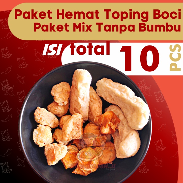 Jual Cuanki Paket Mix Total 10pcs Berisi Lidah Siomay Tahu Atau