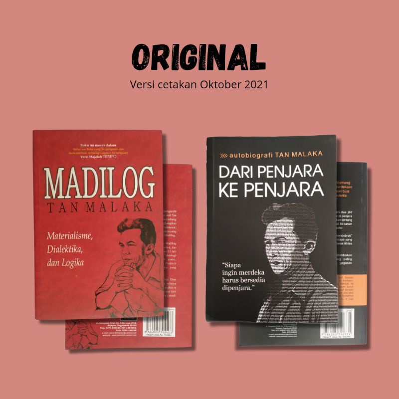 Jual Buku Tan Malaka Madilog & Dari Penjara ke Penjara Original ...