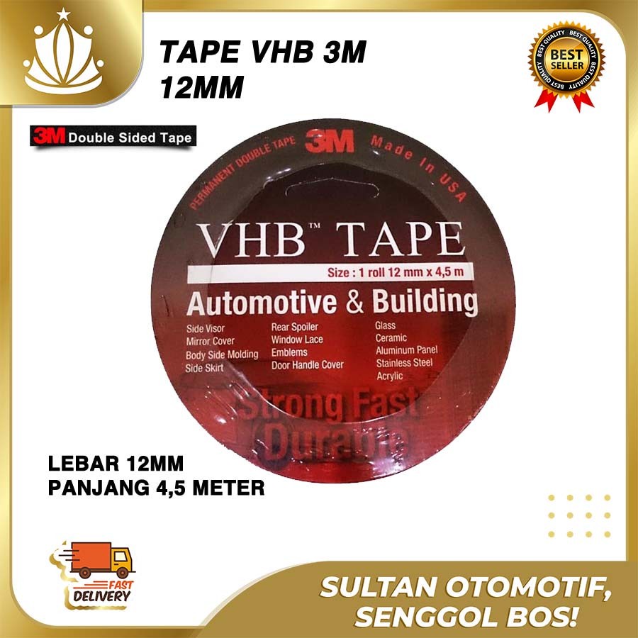 Jual 3M VHB Double Tape Doubletape Perekat VHB TAPE 3M ORIGINAL KECIL ...