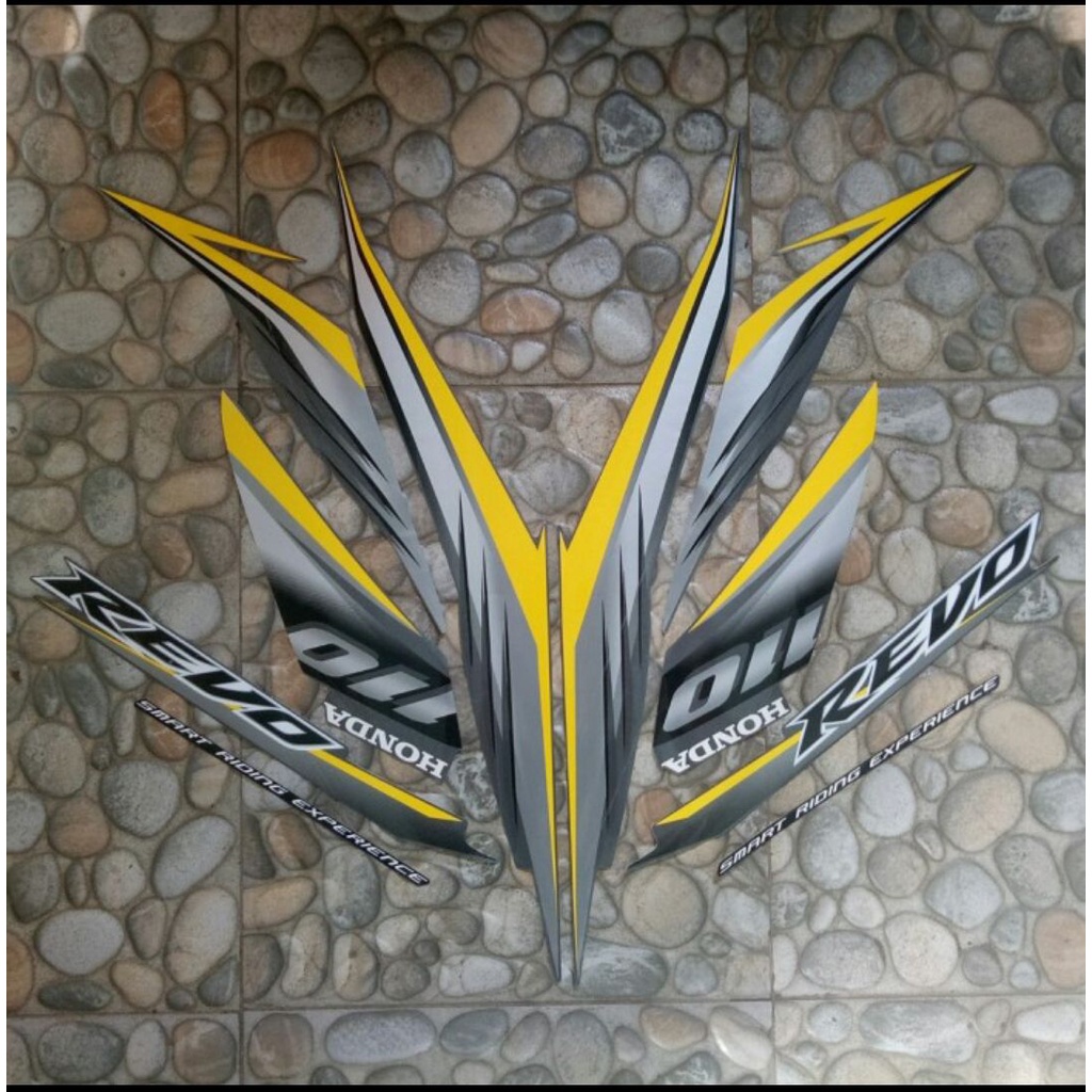Jual Stiker striping Revo 2009 Kuning | Shopee Indonesia