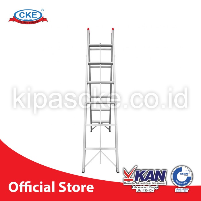 Jual Ladder LAD-ZDT-6C-XX 6 Step Silver Bentuk A 2 Meter Tangga Lipat ...