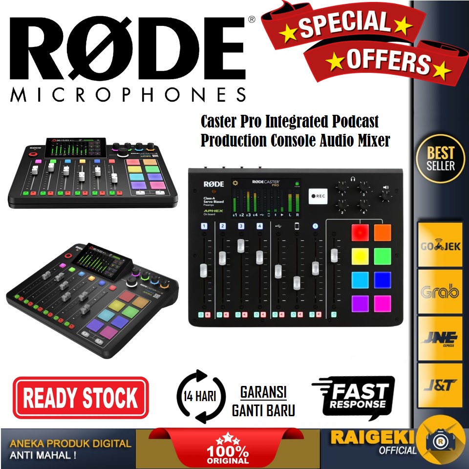 Jual RODE Caster Pro Integrated Podcast Production Console Audio Mixer