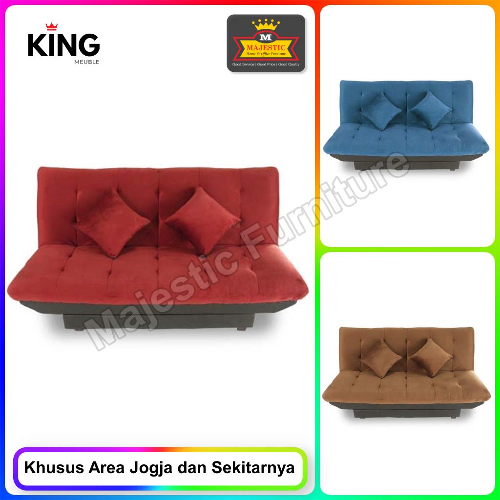 Jual Sofa Bed Pillow Top King Sofa (Jogja) Shopee Indonesia