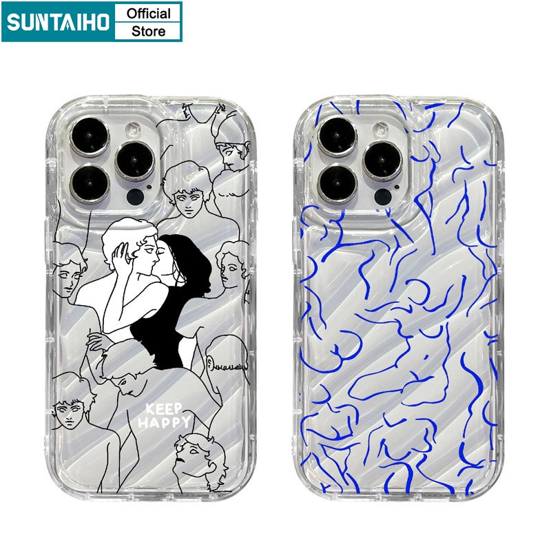 Jual Suntaiho Art Softcase Silikon Case Iphone Motif Garis Minimalis