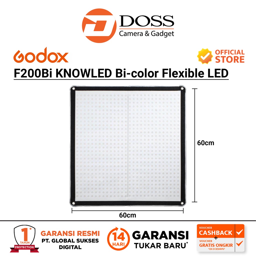 GODOX KNOWLED F200Bi フレキシブルLEDライト