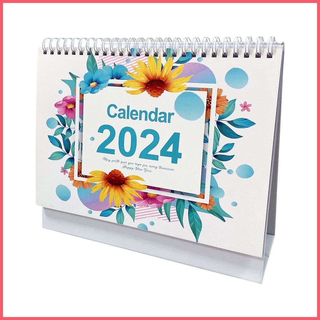 Jual Kalender Meja 2024kalender Inggris 2024kalender Meja Kalender Flipping Untuk Meja 365hari 1839