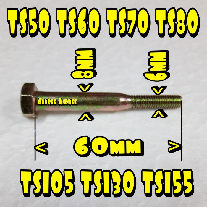 Jual TS105 TS130 TS155 Bolt Baut Fuel Injection Pump FIP Diesel Yanmar ...