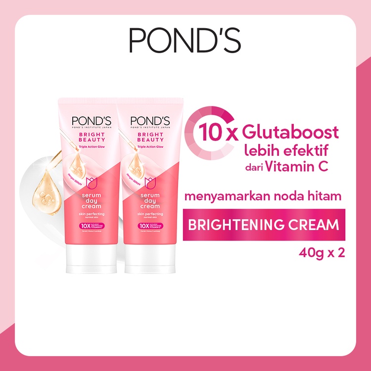 Jual Ponds Bright Miracle Ultimate Clarity Niasorcinol Cream 40g X2