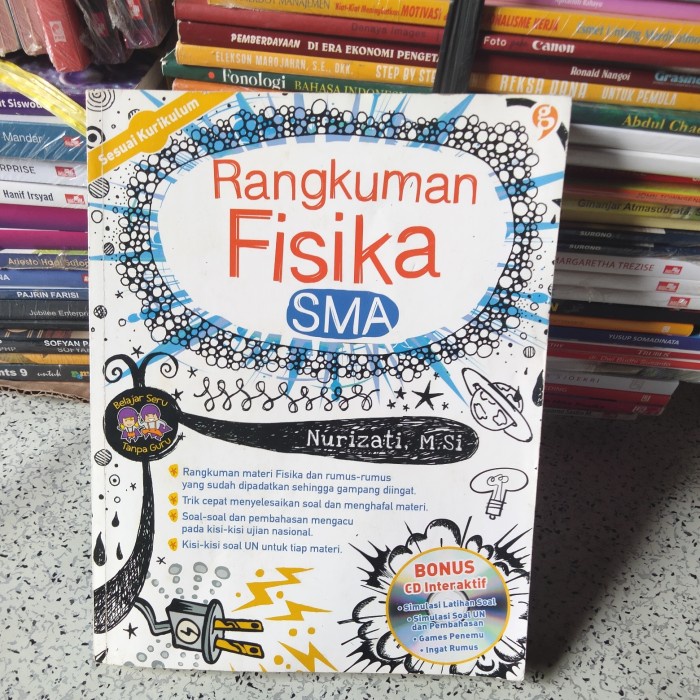 Jual Buku Pelajaran, Rangkuman FISIKA SMA Tanpa CD ( Nurizati, M.Si ...