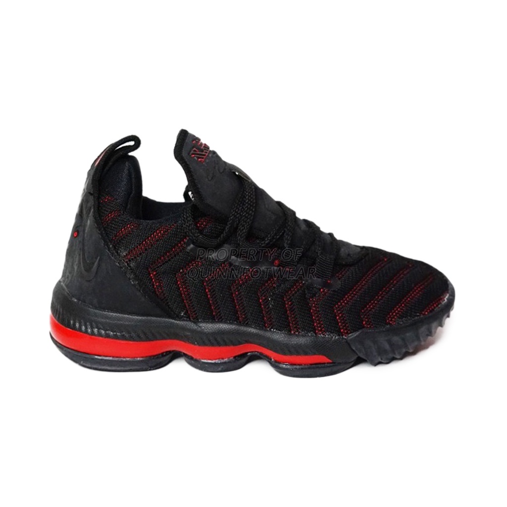 lebron james 16 black and red