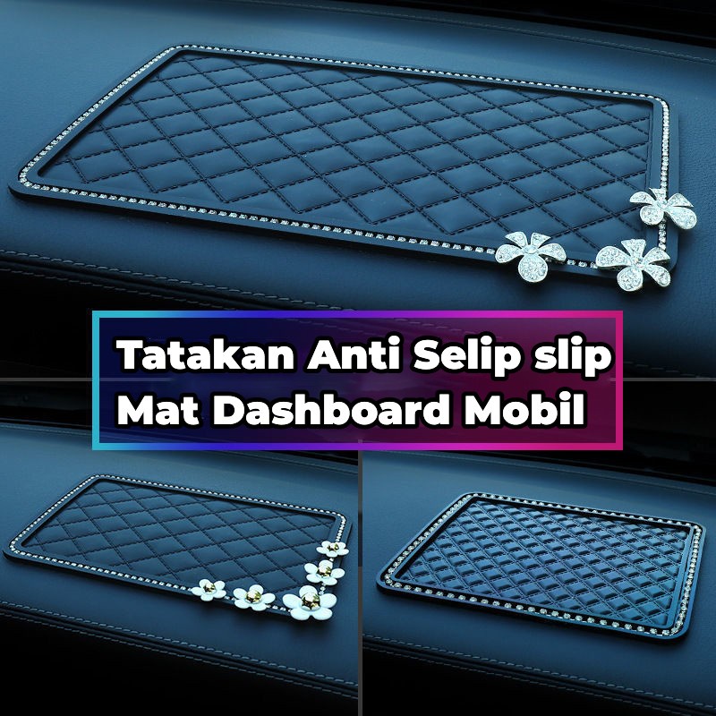 JIMISHA Antislip dashboardmat voor auto, antislipmat voor mobiele telefoons, zonnebrillen en sleutels (4 stuks, 16 x 7,1 cm