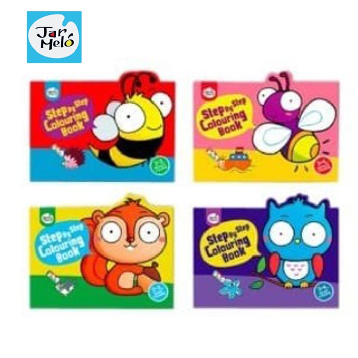 Jual Joan Miro Step by Step Coloring Book Bee / LEBAH buku mewarnai ...