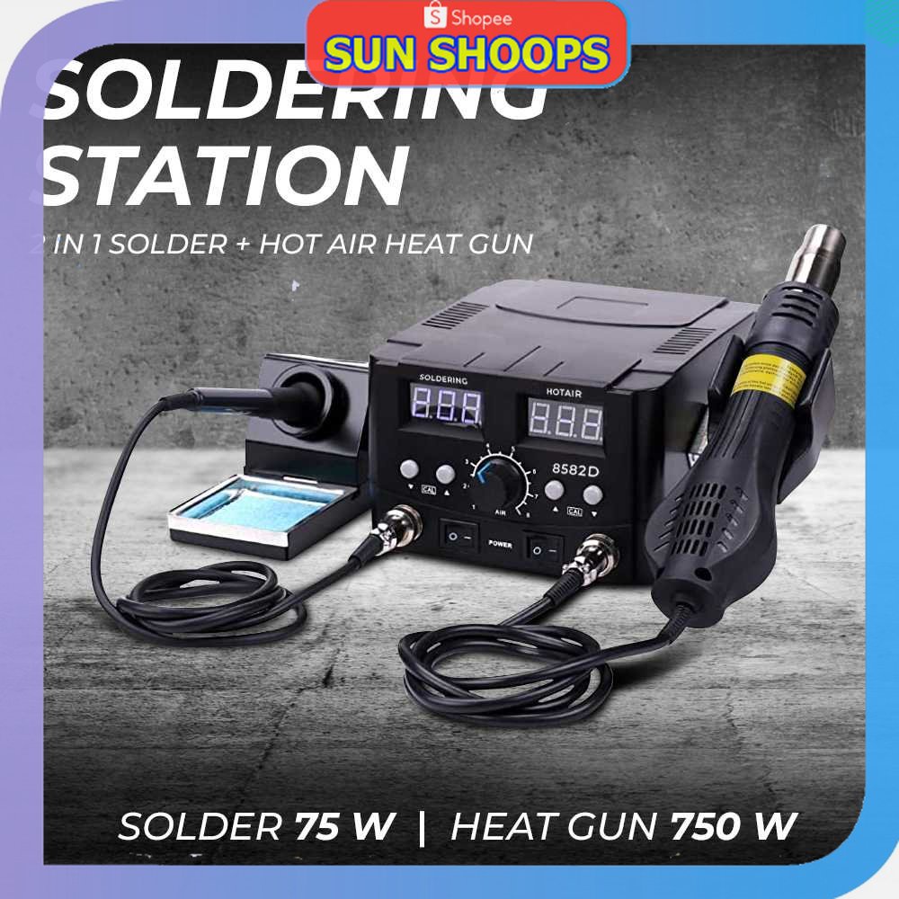 Jual SUN SHOOPS - Mypovos Soldering Station 2 in 1 Solder + Hot Air ...