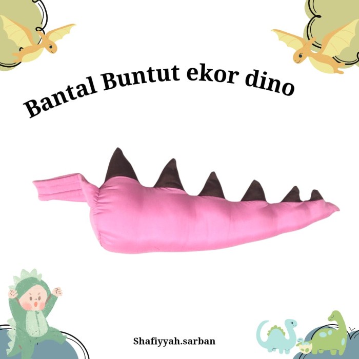 Jual GRATIS TOPENG Bantal Ekor Dino / Dinosaur Tails / Dino Tails - No ...