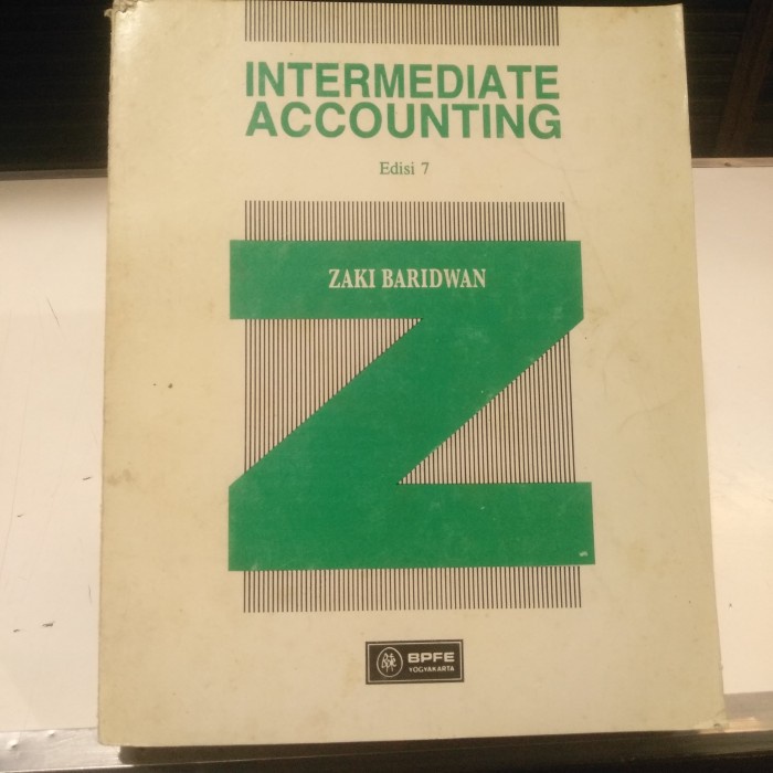 Jual BUKU INTERMEDIATE ACCOUNTING EDISI 7 - ZAKI BARIDWAN | Shopee ...