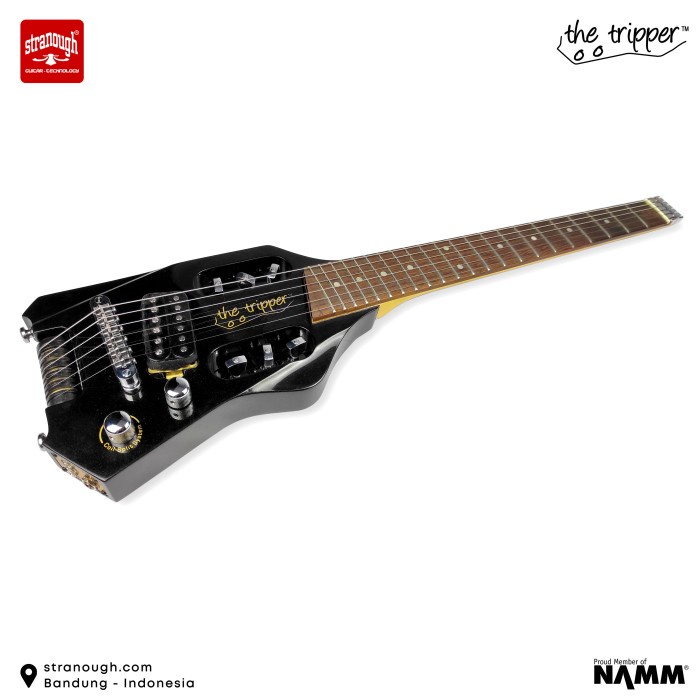 Jual The Tripper Guitar Basic Series - Midnight Black (Chrome Hardware ...