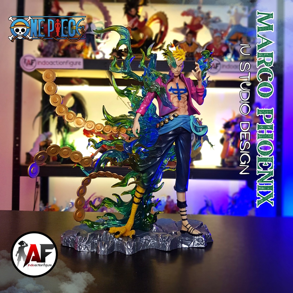 Jual Statue One Piece Marco the Phoenix IU Studio design recast ...
