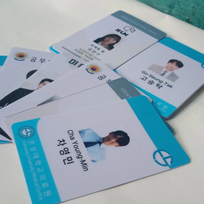 Jual Cetak Kartu Pelajar Siswa Id Card Bahan Mika Pvc 2 Sisi Shopee