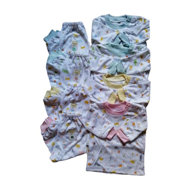 Jual Setelan Panjang Anak Oblong - Kancing Depan Motif Fluffy Size 1 2 ...