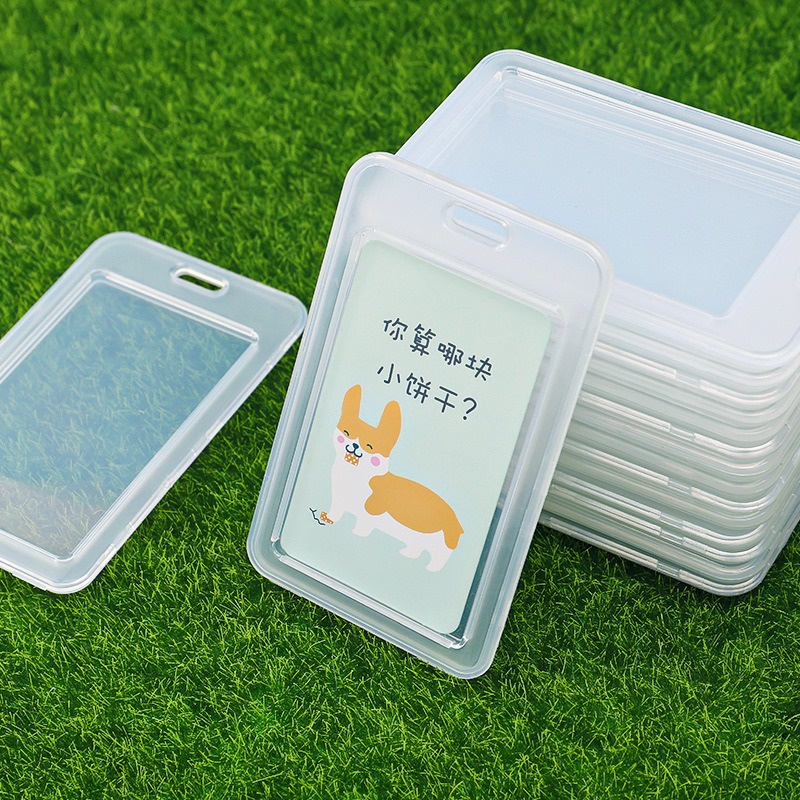 Jual ST 50227 Name Tag ID Card Holder 2 Sisi Transparan - Tempat ID ...