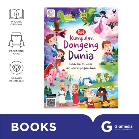 Gramedia Widiasarana Indonesia Riri Kumpulan Dongeng Dunia buku dongeng dunia untuk anak SD
