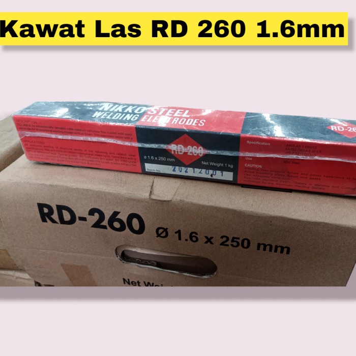 Jual Kawat Las RD 260 1.6mm 1kg | Shopee Indonesia