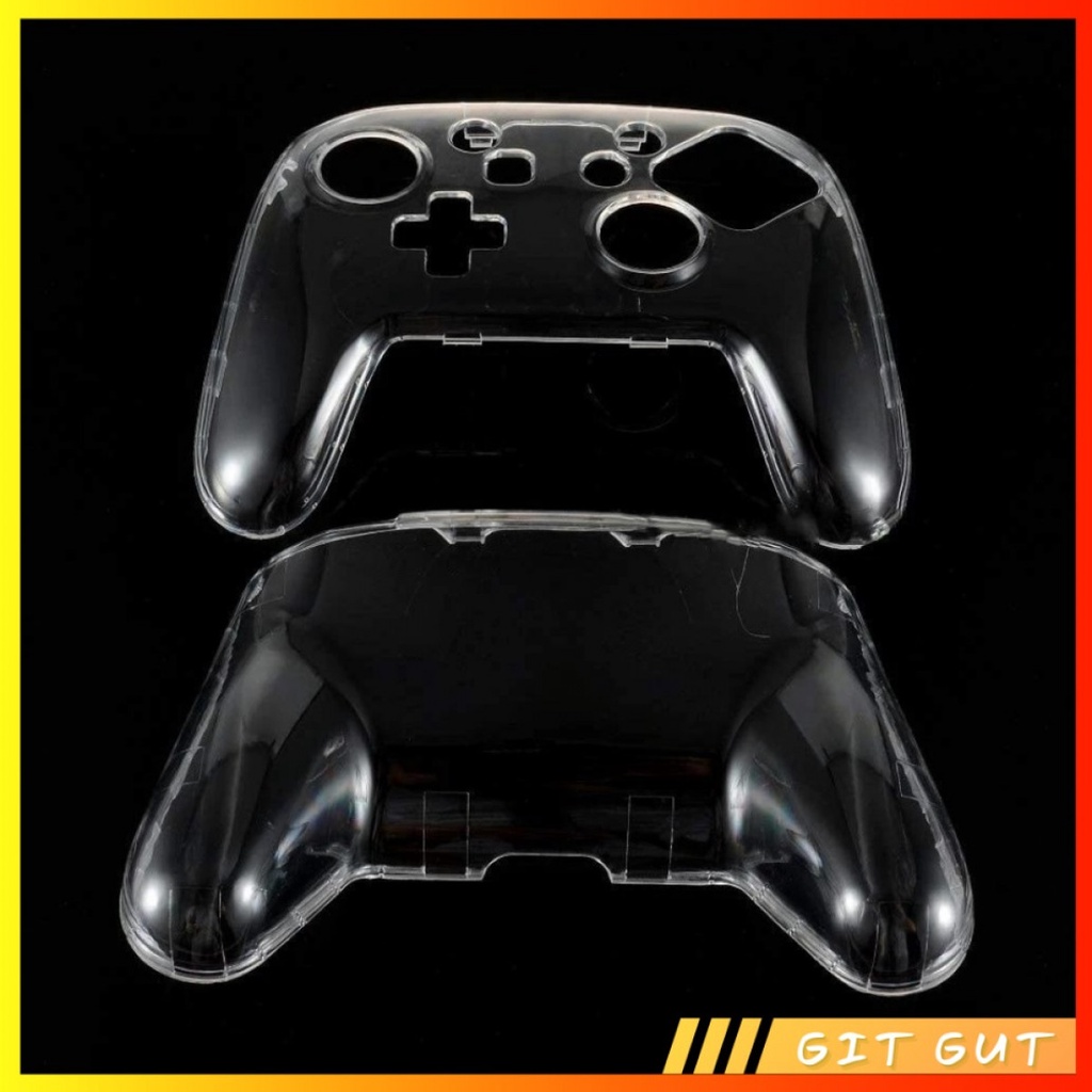 Jual Nintendo Switch Pro Controller Crystal Clear Case Shell Cover ...