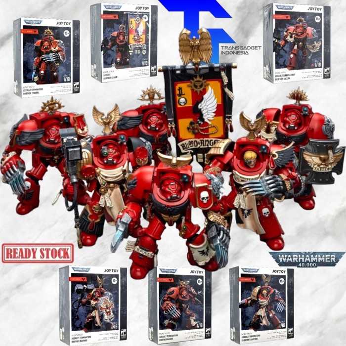 JOYTOY Blood Angels Assault Terminators Sergeant Santoro 1/18
