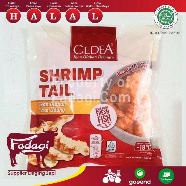 Jual CEDEA Shrimp Tail (450 gr) | Shopee Indonesia