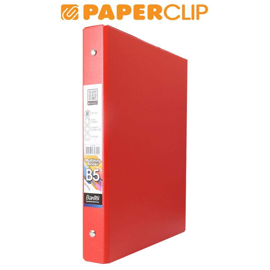Jual FILE NOTE B5 BANTEX 1326-09 RED | Shopee Indonesia
