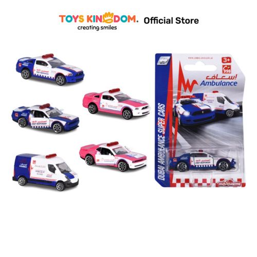 Jual Toys Kingdom Majorette Diecast Dubai Ambulance Random Toys Kids