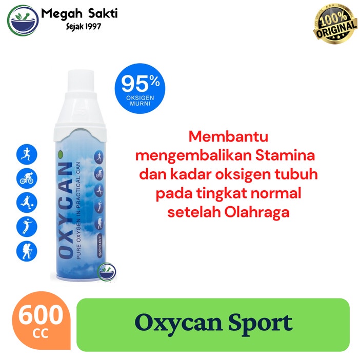 Jual Megah Sakti - Oxycan Sport 600 Cc - Oxygen / Oksigen Portable ...