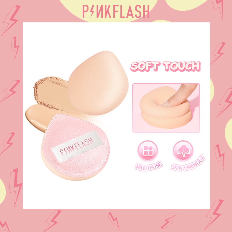 Jual PINKFLASH Multi-use Makuep Puff Air cushion Soft Double-Side Use ...