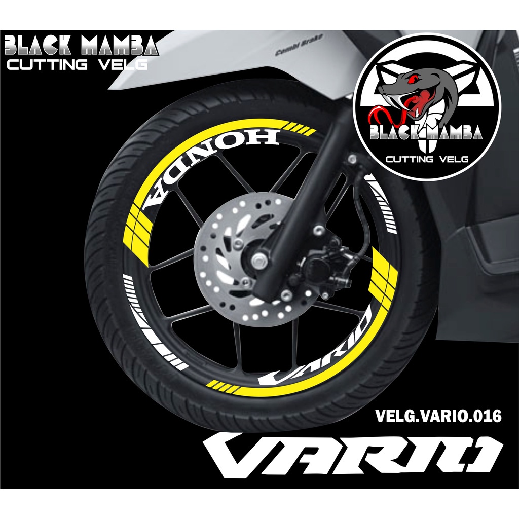 Jual Cod Cutting Sticker Velg Vario Stiker Lis List Variasi Ban Velg Honda Vario Shopee