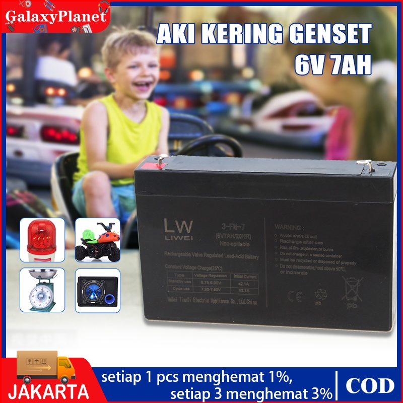 Jual Aki Timbangan Digital VRLA SINUS 6V 7Ah 4.5Ah Aki Emergency Aki