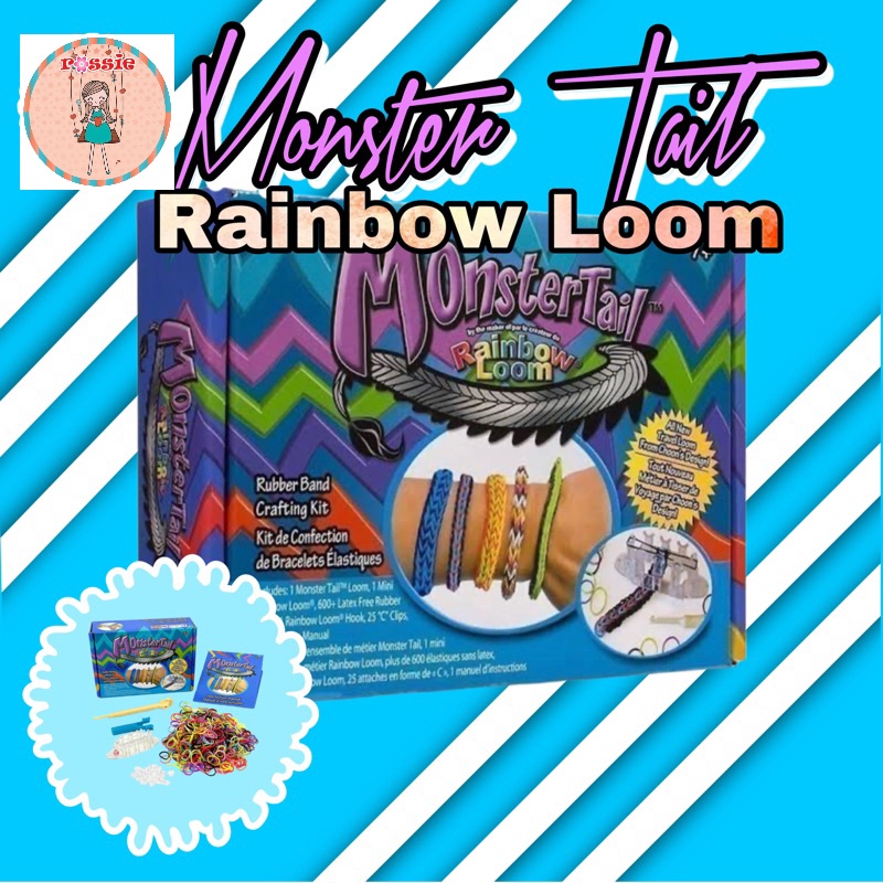 Loom, Rainbow, Monster Tail Crafting Kit