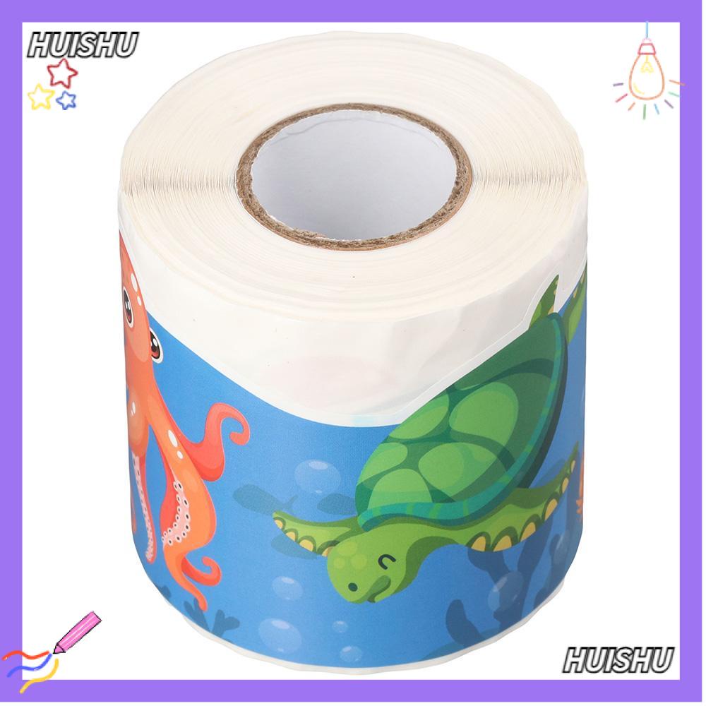 Jual Hs Stiker Pembatas Papan, Perbatasan Biru, Dekorasi Papan Gulung