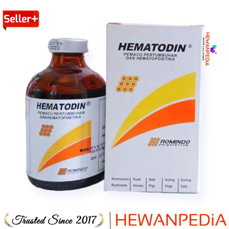 Jual Hematodin Ml Hematodin Ml Romindo Pemacu Pertumbuhan Dan Hematopoetik Hewan