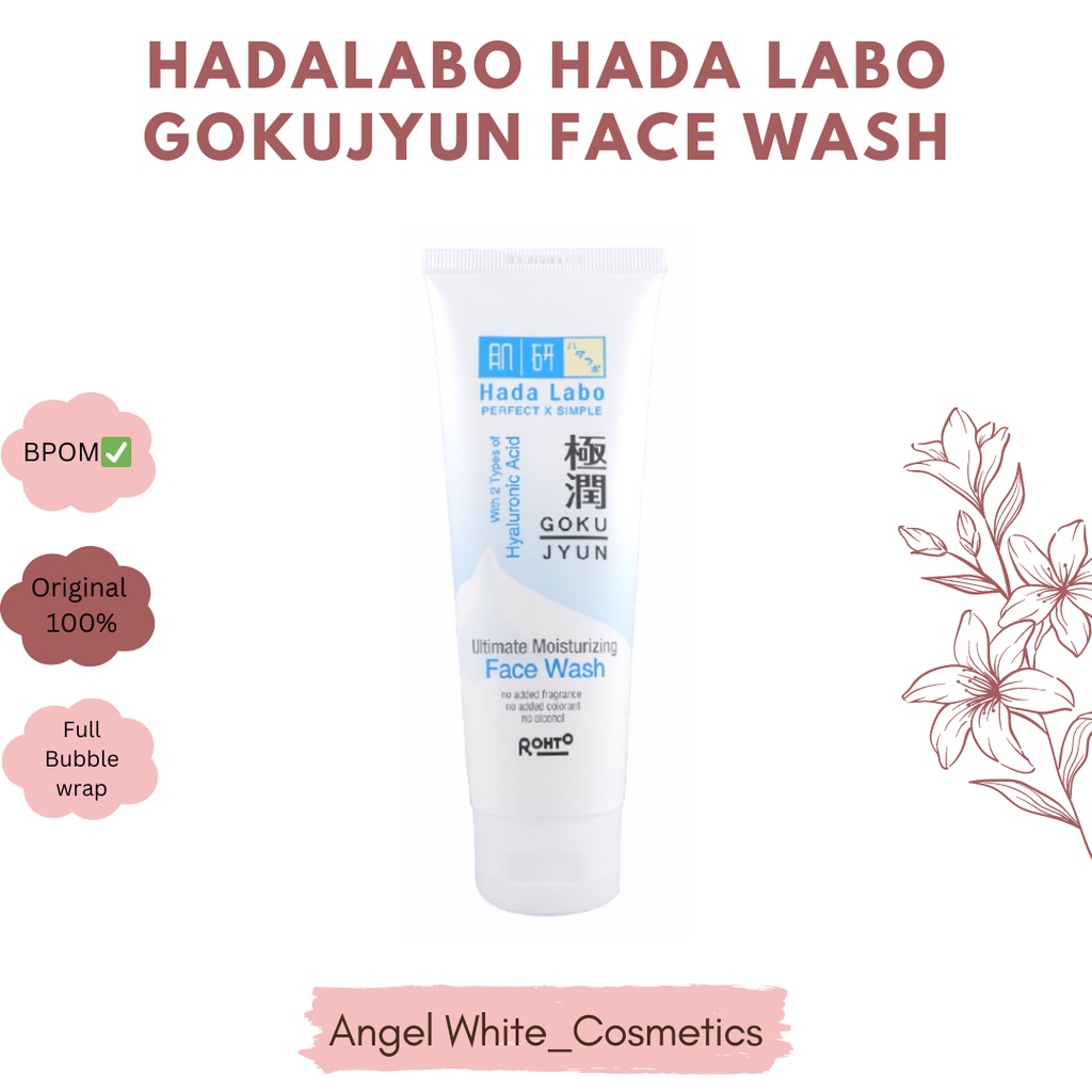 Jual HADALABO GOKUJYUN FACE WASH | Shopee Indonesia