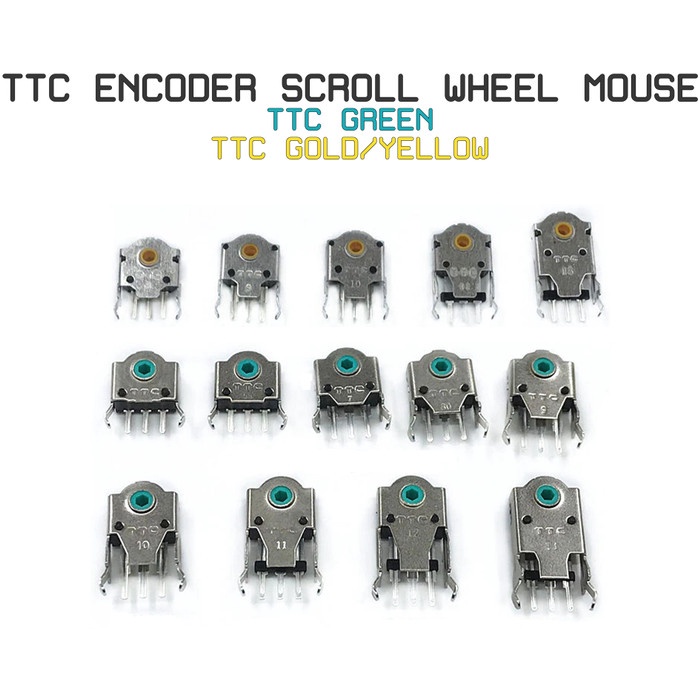 Jual TTC Encoder Mouse Scroll Wheel Replacement - 11mm GREEN | Shopee ...