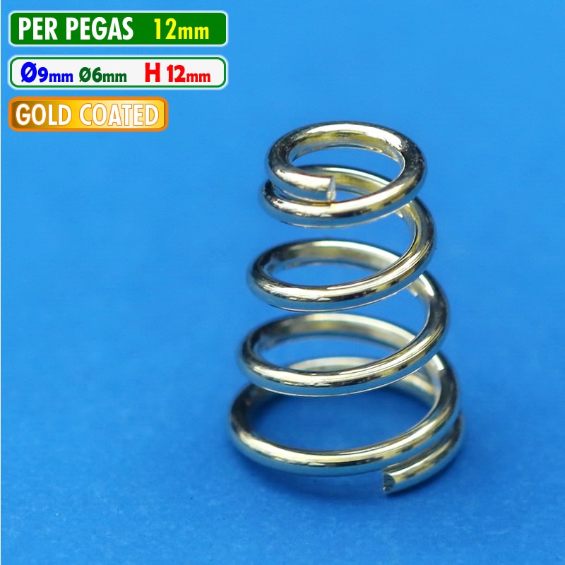 Jual DIY Per Senter Pegas Spring Driver Senter LED Copper Alloy Gold ...