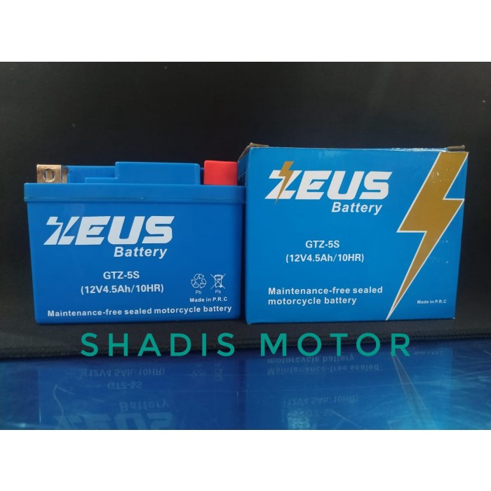 Jual Aki Motor Original Zeus GTZ5S MTZ5S Accu Motor | Shopee Indonesia