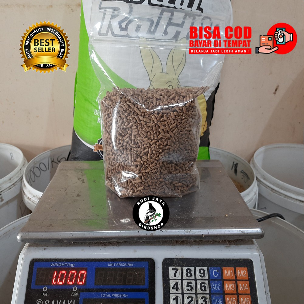 Jual JUAL VITAL RABBIT RABIT 1 KG PELET PAKAN MAKANAN HEWAN KELINCI ...