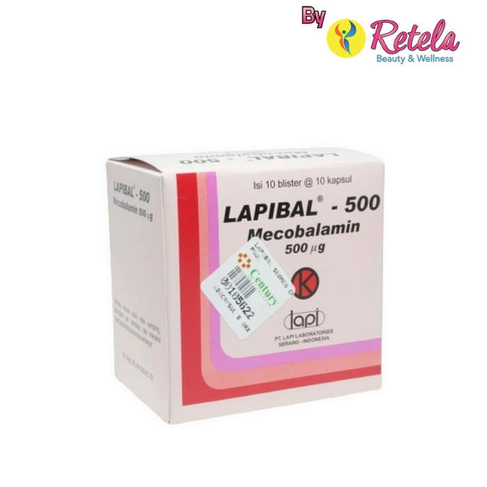Jual LAPIBAL 500MCG 1 BLISTER 10 KAPSUL ( Mecobalamin 500 mcg ...