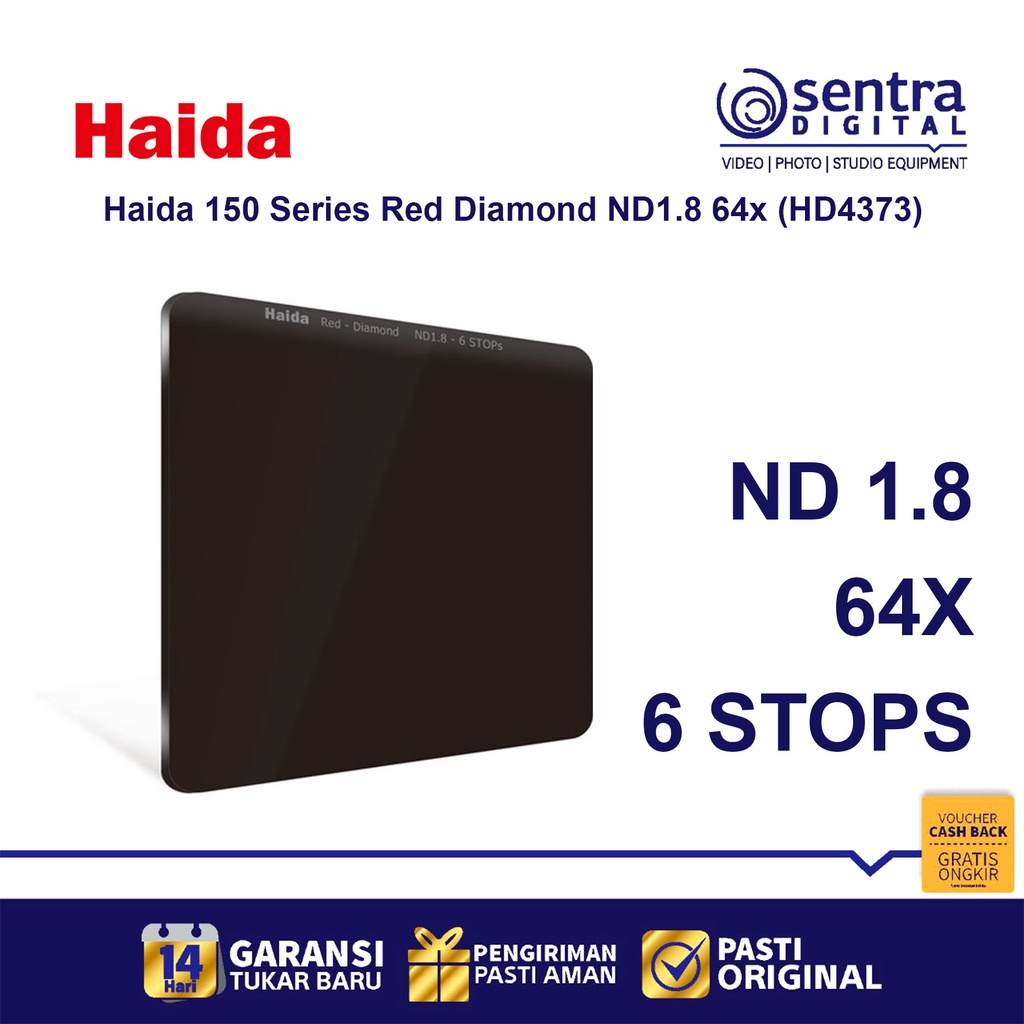 Jual Haida 150 Series Red Diamond ND1.8 64x - HD4373 | Shopee Indonesia